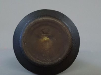 Vase en verre multicouche dégagé à l'acide...