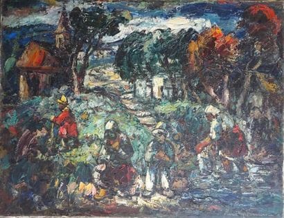 Maurice VAGH WEINMANN (1899-1986)
les lavandières
huile...