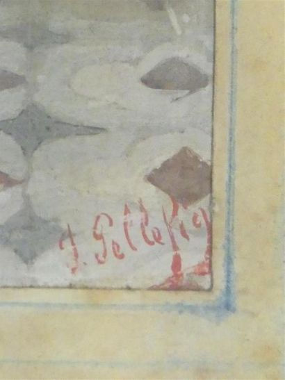 Ecole orientale fin XIX°
Soldat ottoman.
Aquarelle...