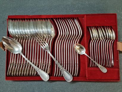 Ménagère de couverts en argent 925°/00, à...