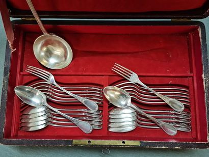 Ménagère de couverts en argent 925°/00, à...
