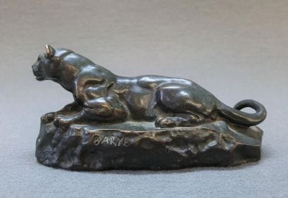 Antoine Louis BARYE (1796-1875)
Lionne allongée
Epreuve...