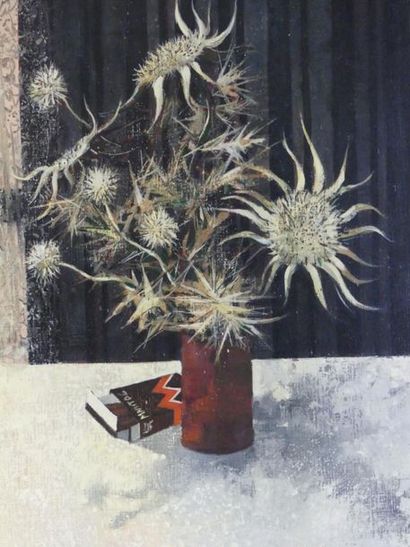Georges HOSOTTE (1936)
Un vase de chardons
huile...