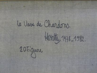 Georges HOSOTTE (1936)
Un vase de chardons
huile...