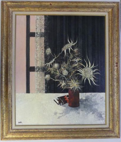 Georges HOSOTTE (1936)
Un vase de chardons
huile...