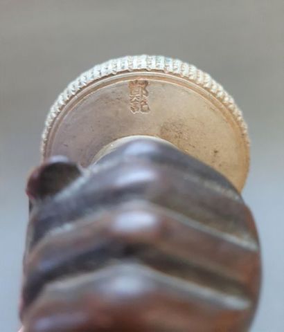 Pipe à opium asiatique en émaux cloisonnés.
Début...