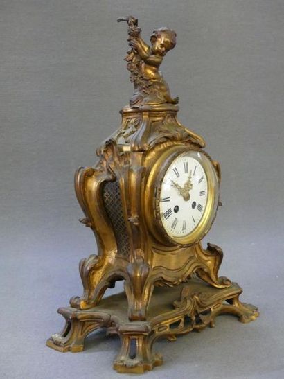 Bronze cartel in Rocaille style.
H. :44 cm....