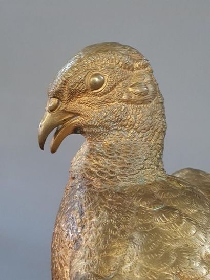 Guy DEBE (XX°)
Poule faisane
Epreuve en bronze...