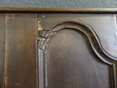 Moulded wooden trumeau, painted panel.
Louis...