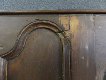 Moulded wooden trumeau, painted panel.
Louis...