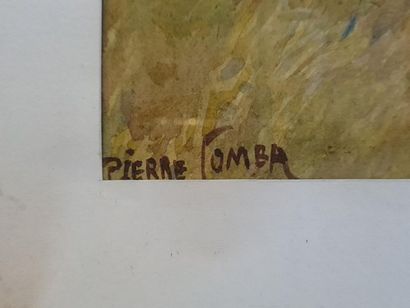 Pierre COMBA (1859-1934)
Retour des champs
Aquarelle...