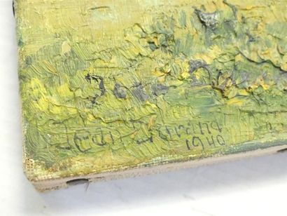 Jean DURAND ( XX°)
Saule au bord du lac.
huile...