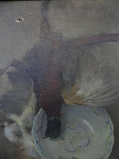 Ecole française XIX siècle
Nature morte au...