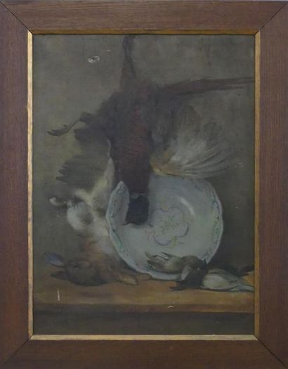 Ecole française XIX siècle
Nature morte au...