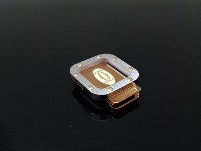 CARTIER Money clip, Santos model in gold...