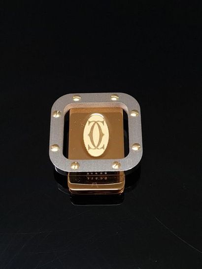 CARTIER Money clip, Santos model in gold...