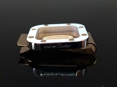CARTIER Money clip, Santos model in gold...