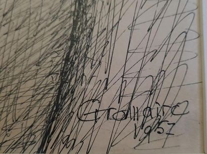 Marcel GROMAIRE (1892-1971)
Buste de femme.
Dessin...