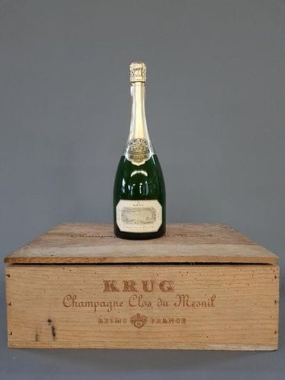 Champagne KRUG Clos du Mesnil 1979 1 bouteille.
On...
