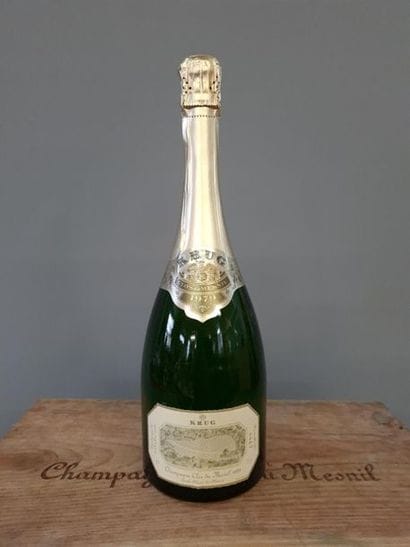 Champagne KRUG Clos du Mesnil 1979 1 bouteille.
On...