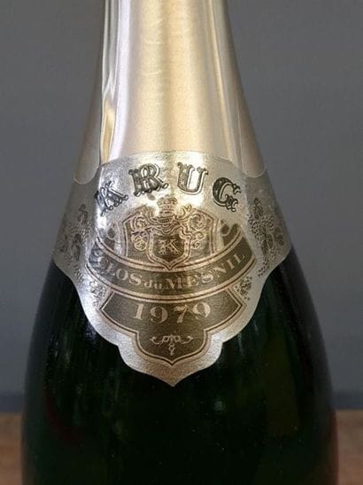 Champagne KRUG Clos du Mesnil 1979 1 bouteille.
On...