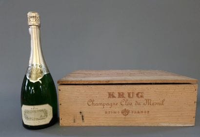 Champagne KRUG Clos du Mesnil 1979 1 bouteille.
On...