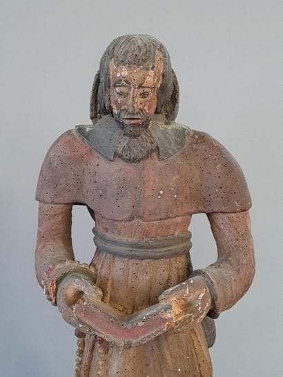 Saint Antoine en bois sculpté XVIII°
H. :67...