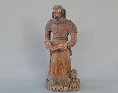 Saint Antoine en bois sculpté XVIII°
H. :67...