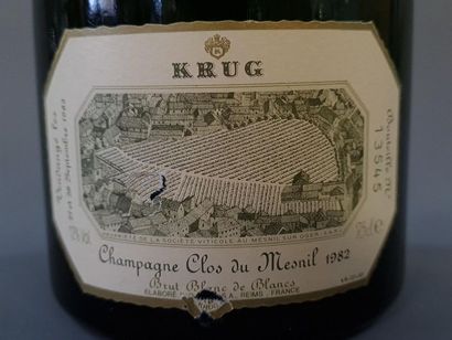 Champagne KRUG Clos du Mesnil 1982 1 bou...
