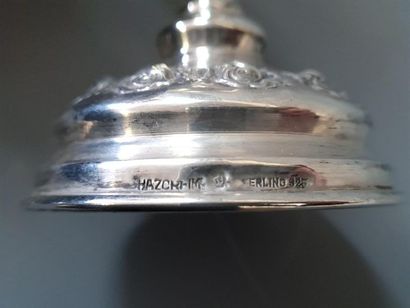 JUDAICA: Coffret à épices et verre à vin...