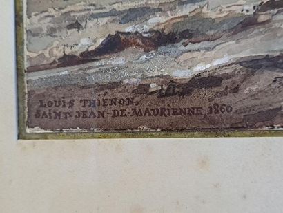 Louis THIENON (1812-1884)
Vue de la vallée...