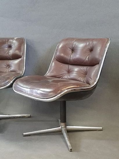 Charles POLLOCK (1930-2013)
Paire de chaises...