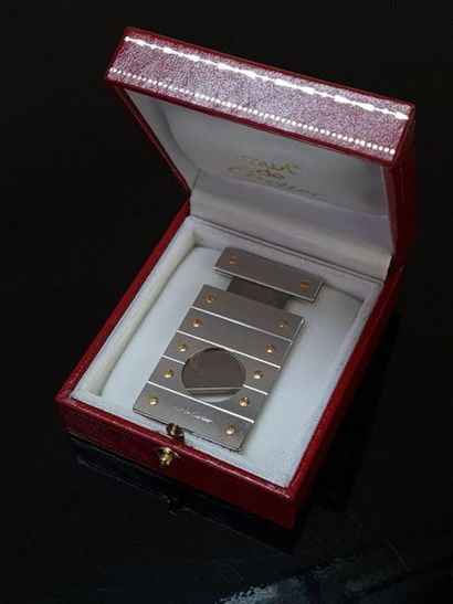 CARTIER Cigar cutter, Santos model in gold...