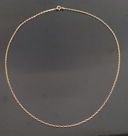 Gold chain 750°/00
L: 49 cm.
Weight: 3.96...