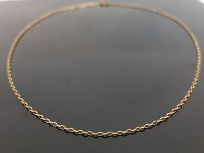 Gold chain 750°/00
L: 49 cm.
Weight: 3.96...
