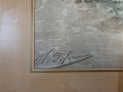 Olivier DE PENNE d'après
Relais de bassets
Lithographie...