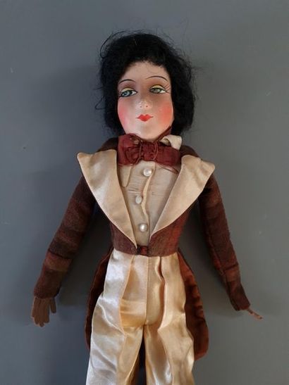 Poupée de salon à l'effigie de George Sand,...
