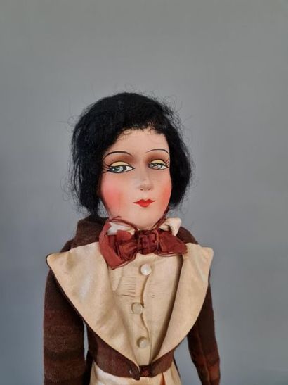 Poupée de salon à l'effigie de George Sand,...
