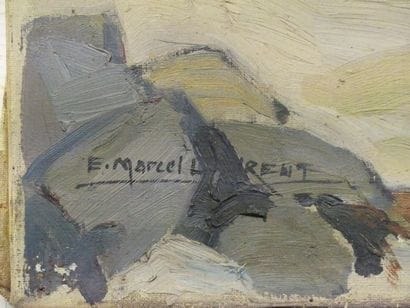 Emmanuel MARCEL-LAURENT( 1892-1948) 
Voiliers...