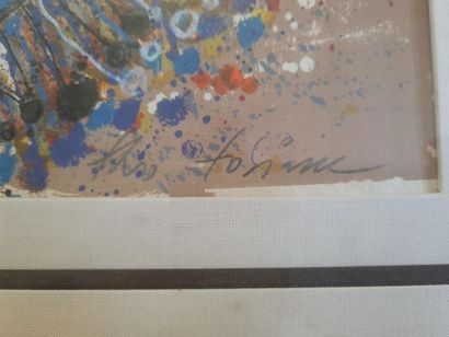 Théo TOBIASSE (1927-2012)
Estampe moderne...