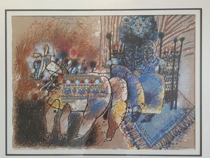Théo TOBIASSE (1927-2012)
Estampe moderne...