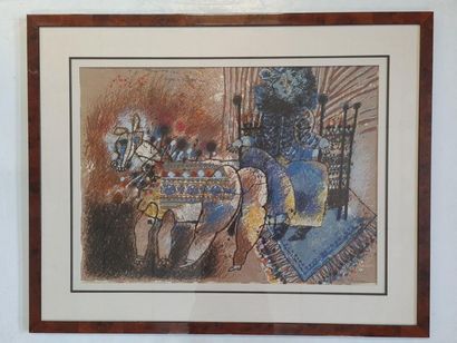 Théo TOBIASSE (1927-2012)
Estampe moderne...