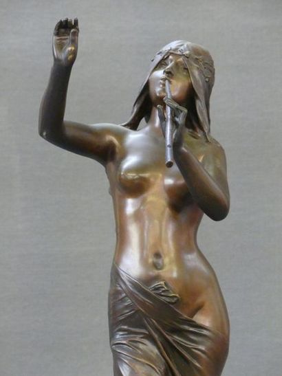 Edouard DROUOT (1859-1945)
Muse des bois
Bronze...
