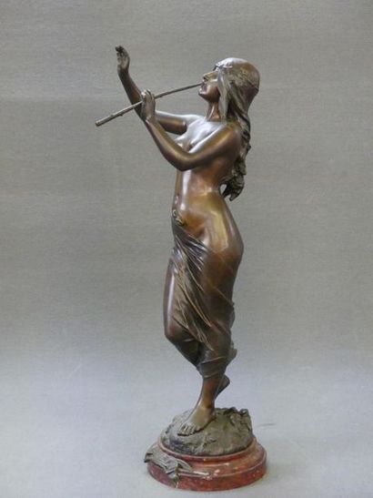 Edouard DROUOT (1859-1945)
Muse des bois
Bronze...