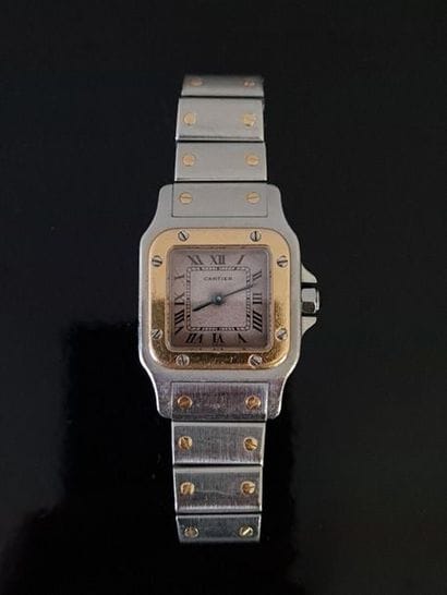 CARTIER Santos, ladies' watch in 750°/00...