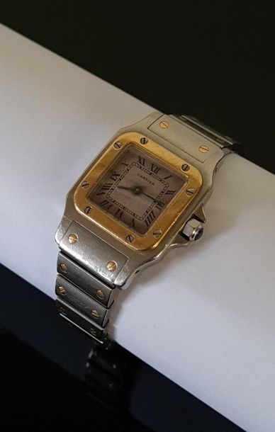 CARTIER Santos, ladies' watch in 750°/00...