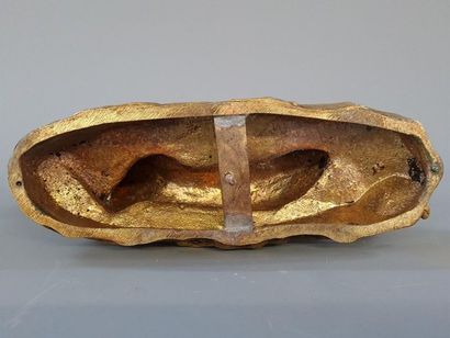 BARYE d'après.
Panthère allongée.
Epreuve...