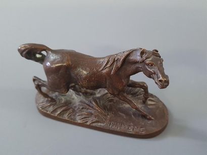 Pierre-Jules MENE (d'après)
Cheval à la barrière...
