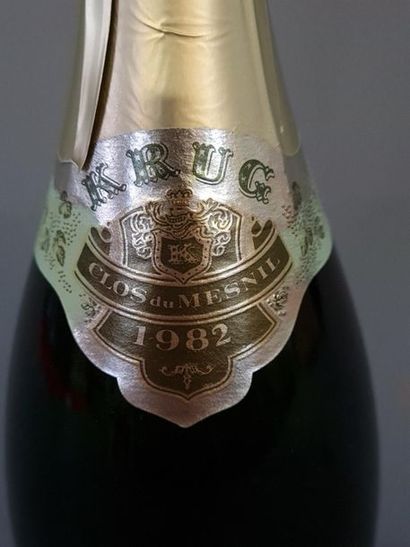 Champagne KRUG Clos du Mesnil 1982 1 bouteille
On...