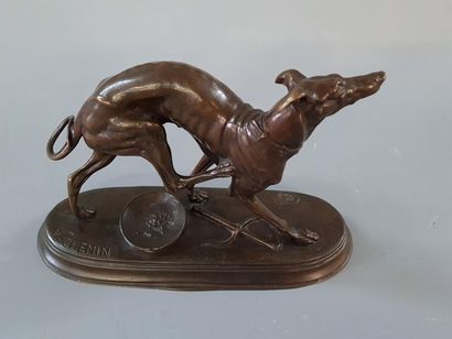 Joseph Victor CHEMIN (1825-1901
Lévrier se...